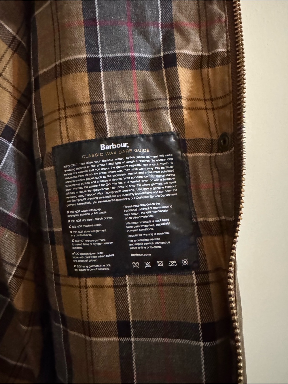 Barbour x Erdem Waxed Cotton Coat Tan Small - Picture 8 of 9